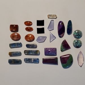 Black Onyx, Sunstone, Azurite & more